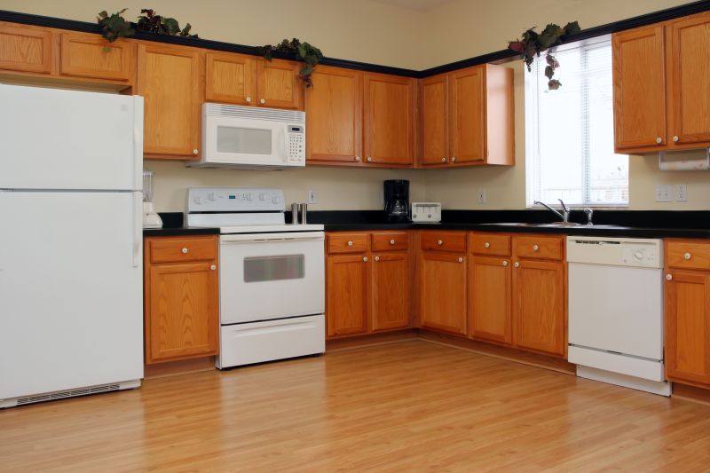 Modernizes outdated wood tones
